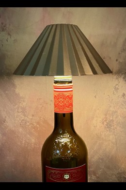  MASQUERADE WINE BOTTLE TOPPER,ROSE GOLD  [571344]